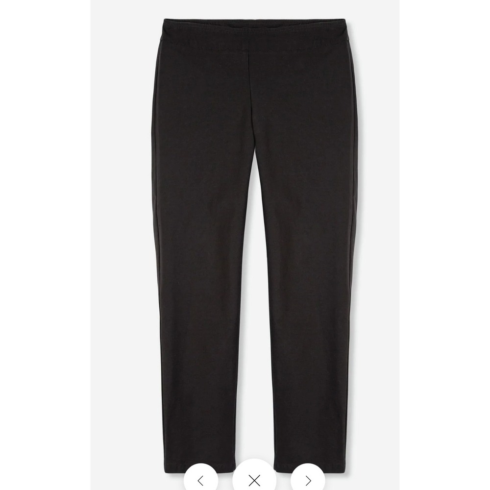 Jarbo Seamed Slim Straight Knit Pull On Pants‎ Black Size M